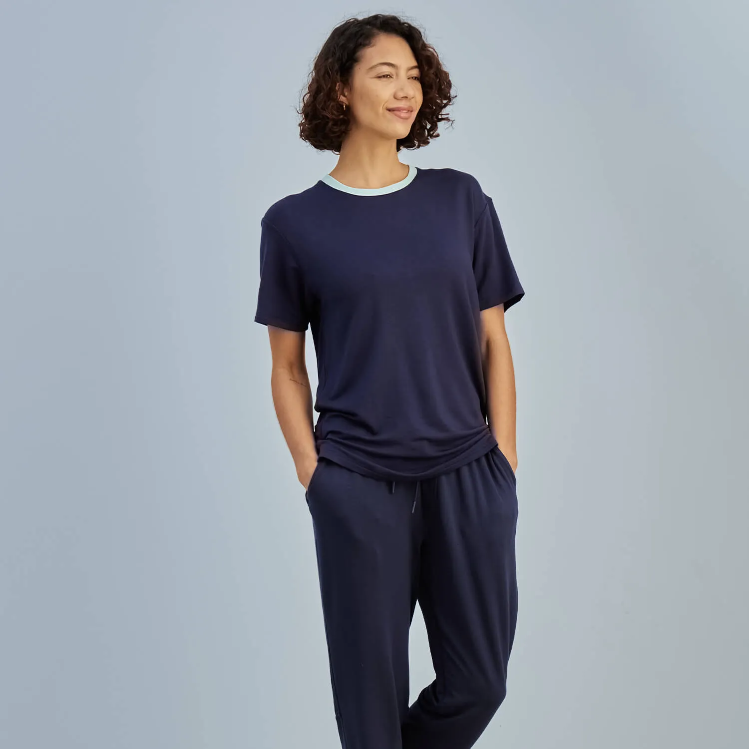 Navy Long Jambys