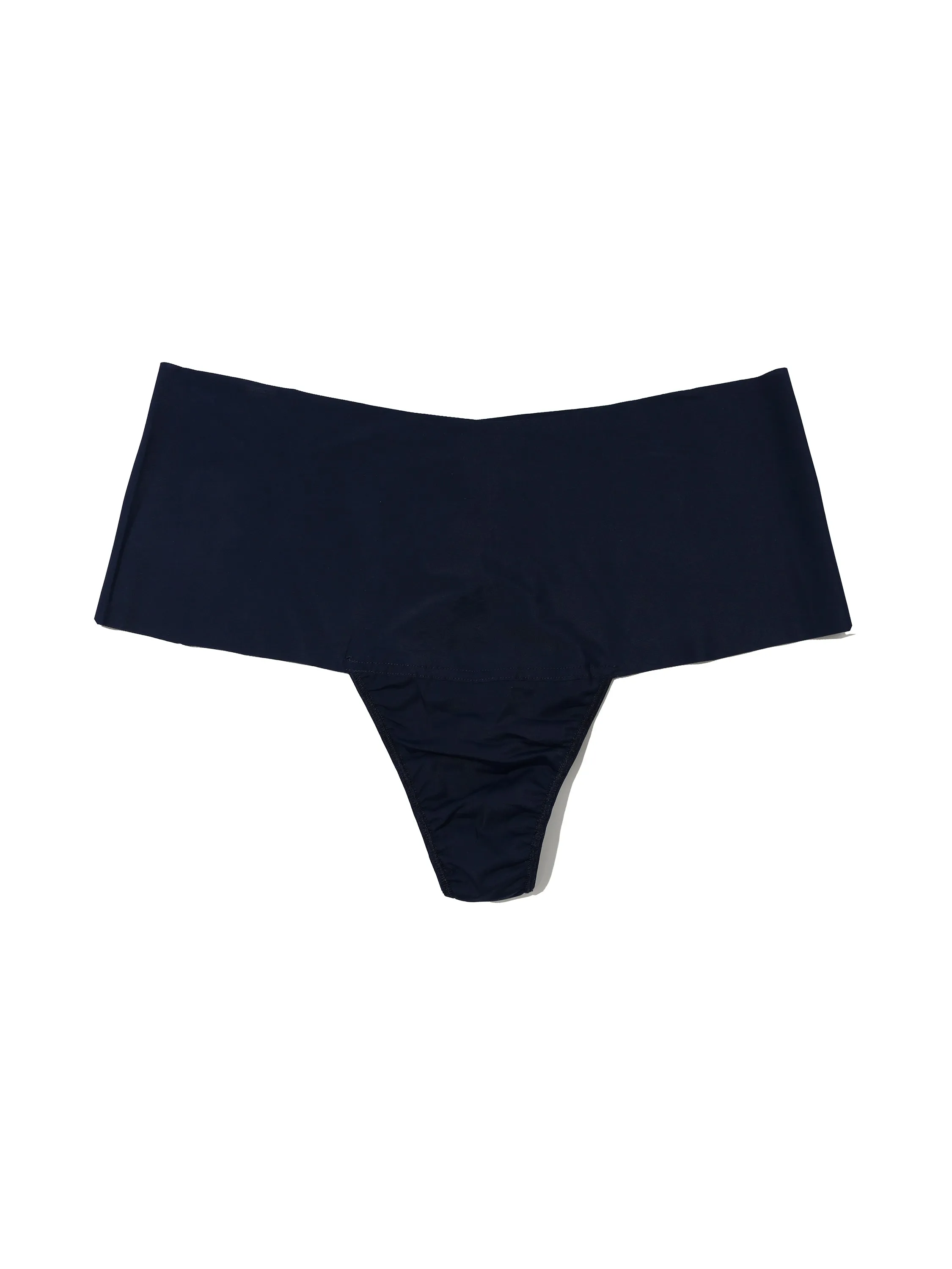 Plus Size BreatheSoft™ High Rise Thong  Blackberry Crumble Blue