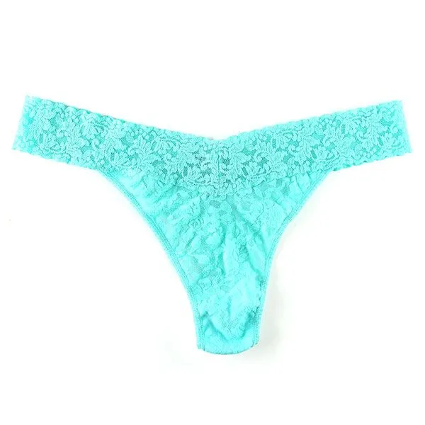 Plus Size Original Rise Signature Lace Thong - Hanky Panky