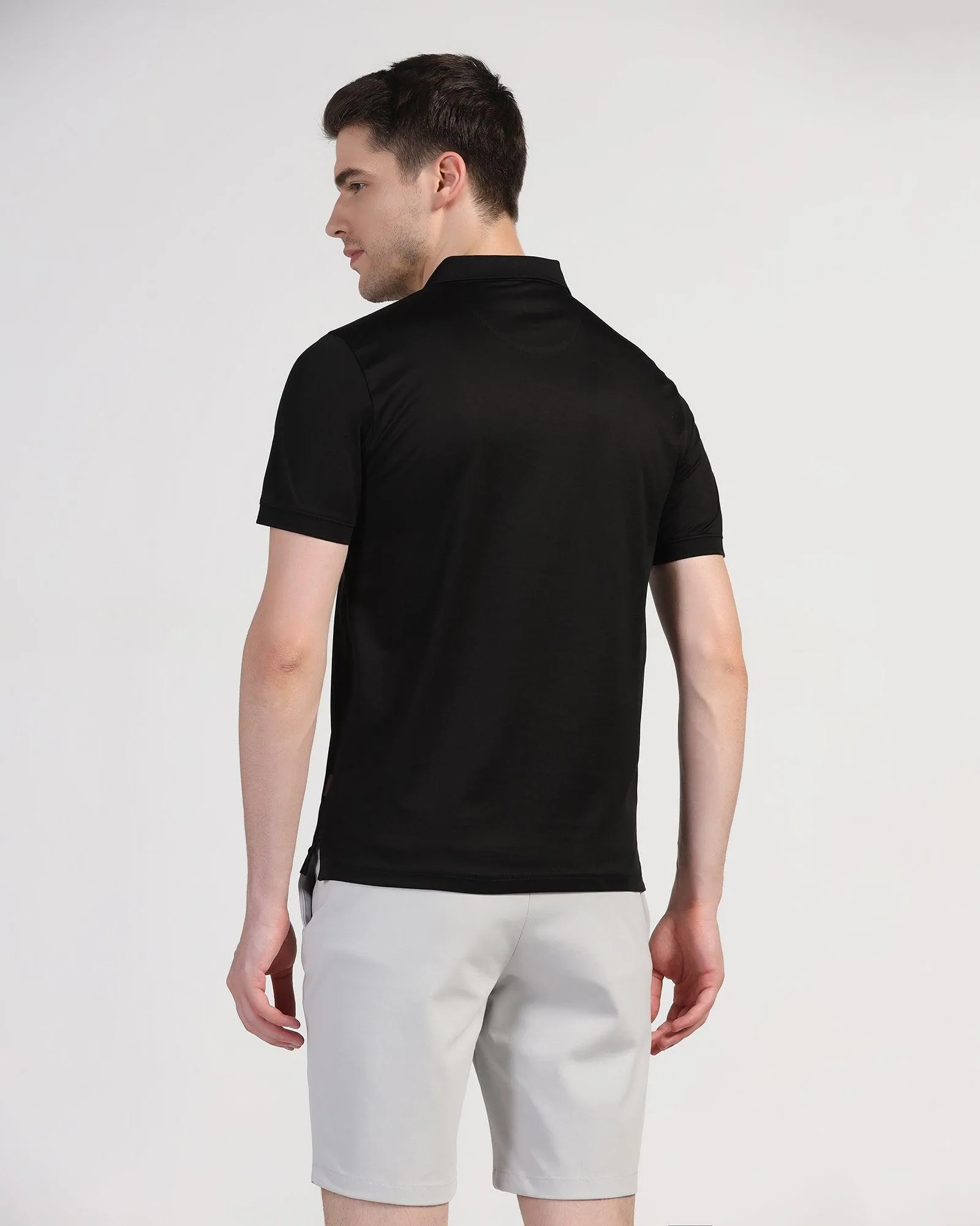 Polo Black Printed T-Shirt - Jaime