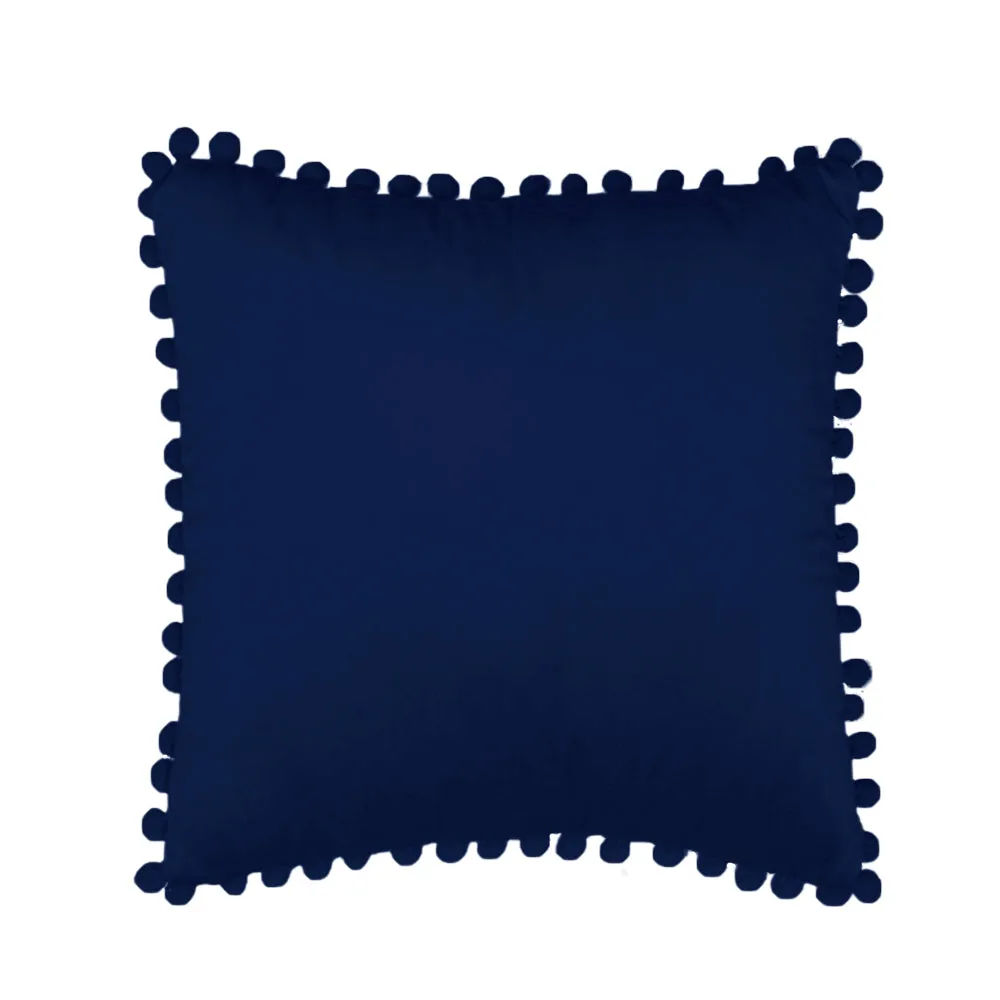 Pompoms Throw Pillow (With/Without Inserts)