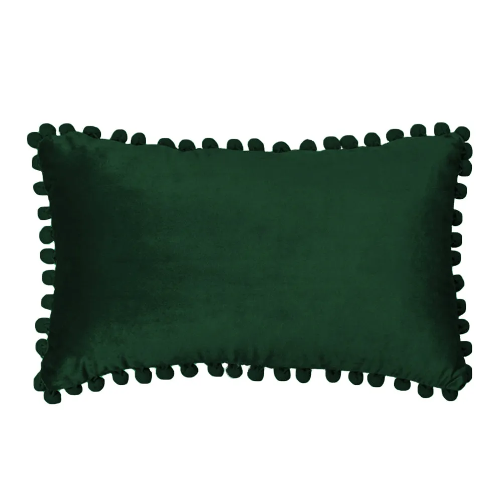 Rectangular Pompoms Throw Pillow(With insert) (Copy)