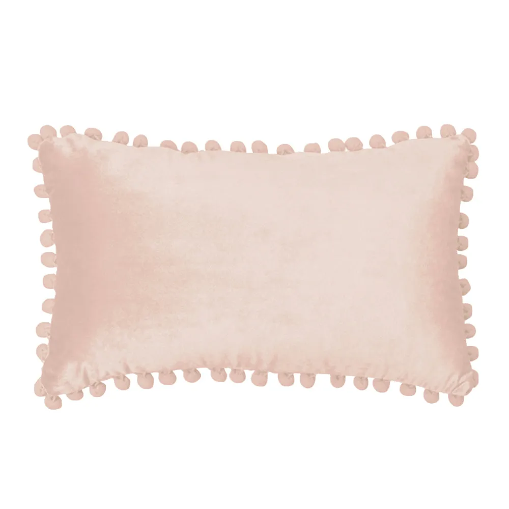 Rectangular Pompoms Throw Pillow(With insert) (Copy)