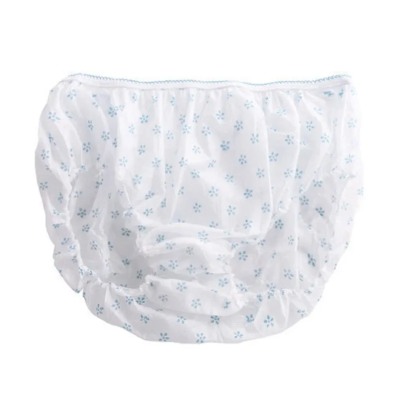 Sajiero Disposable Non-woven Briefs Period Panties Pack of 6