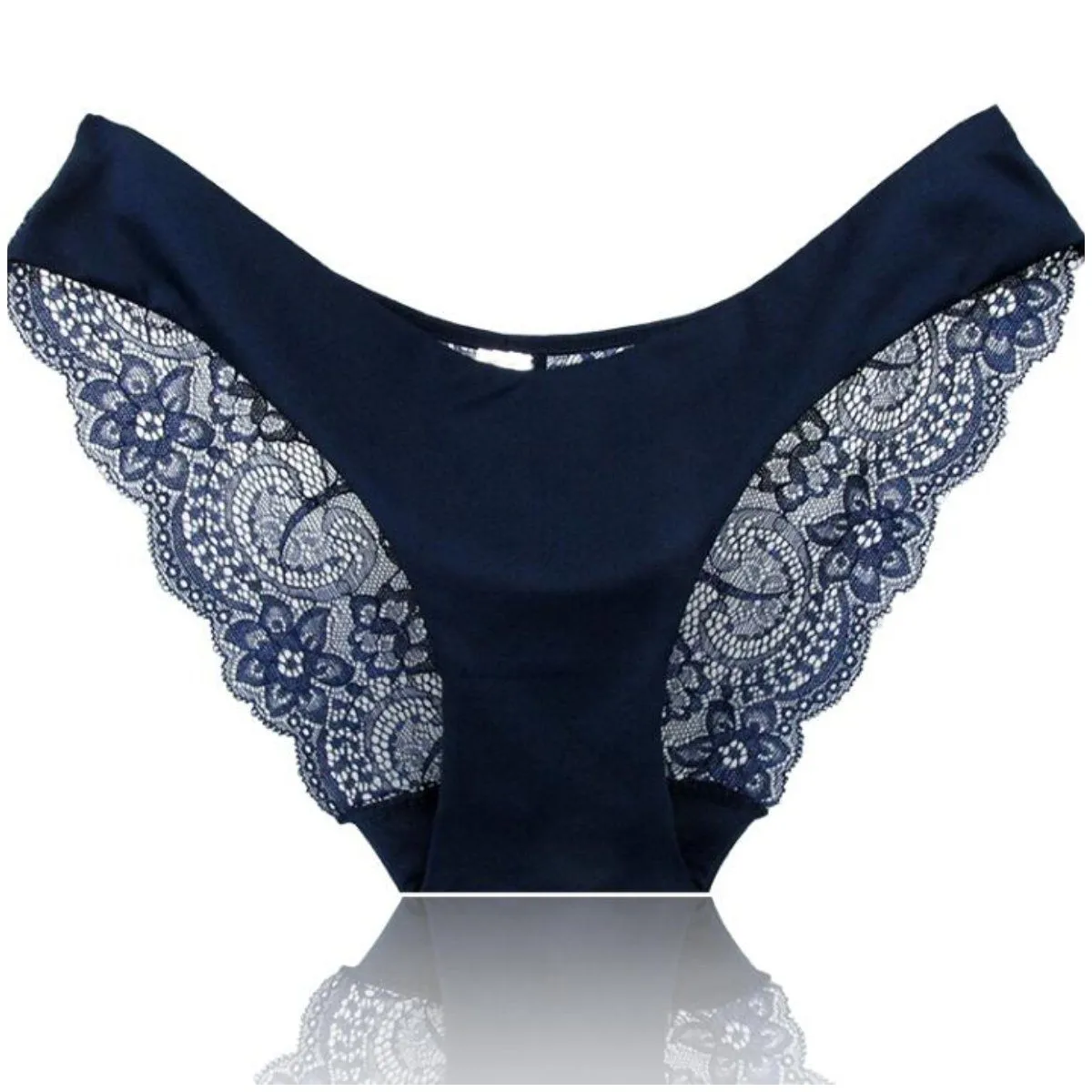 Seamless Lace Low Waist Cotton Panties