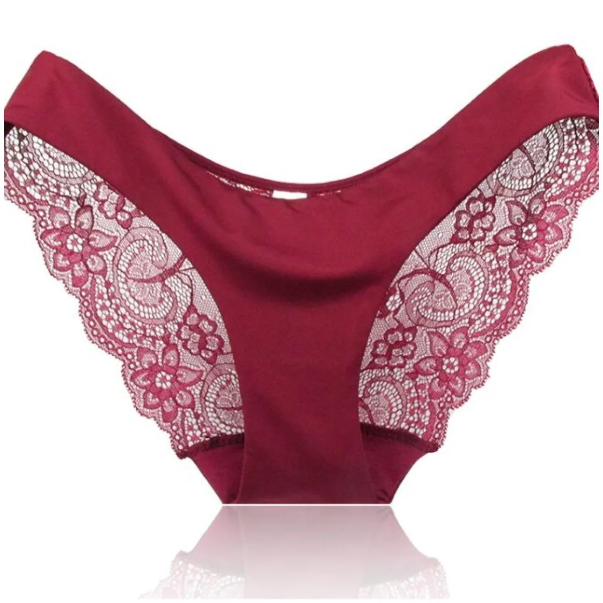 Seamless Lace Low Waist Cotton Panties