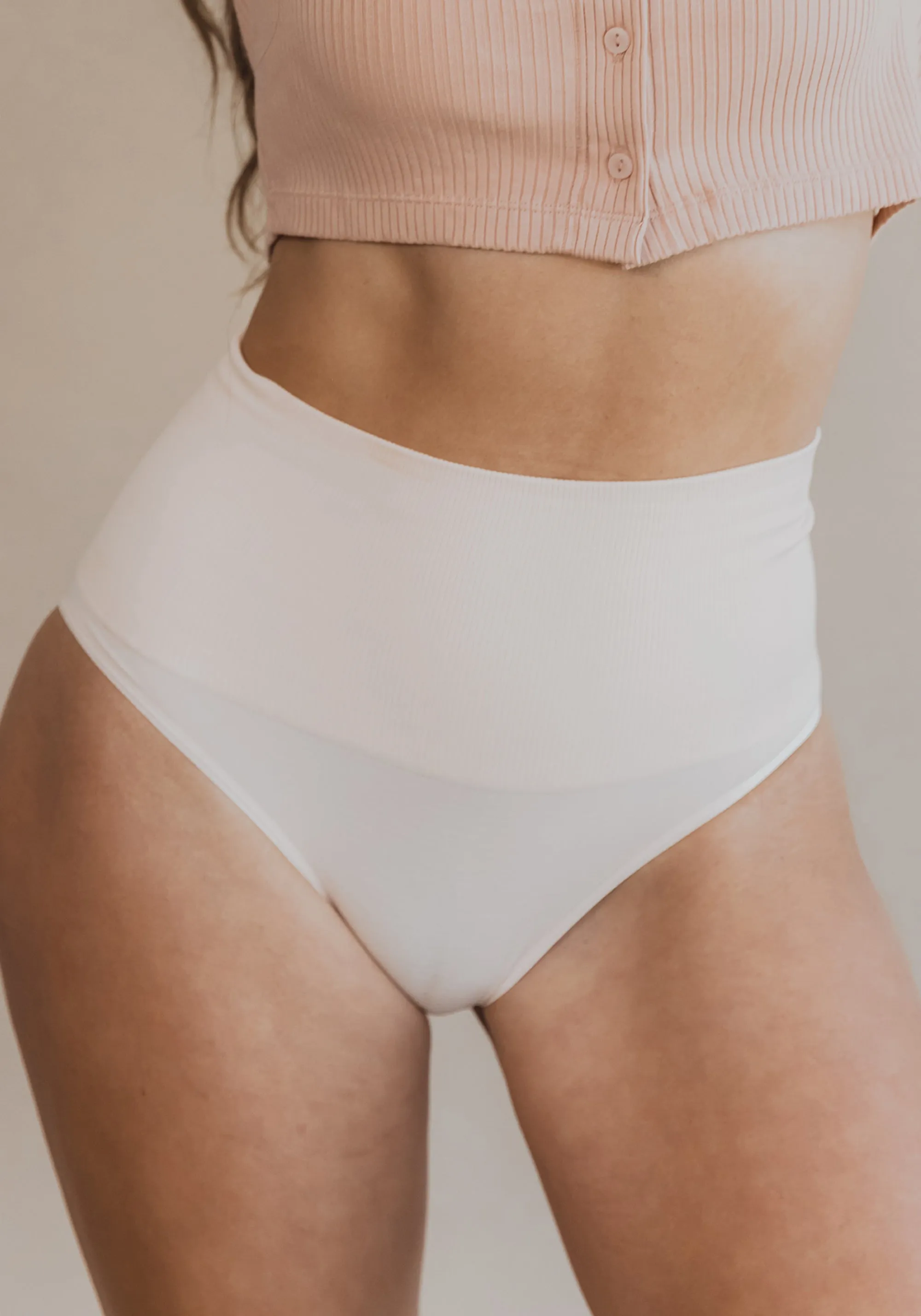 Seamless Postpartum Hipster Compression Panties