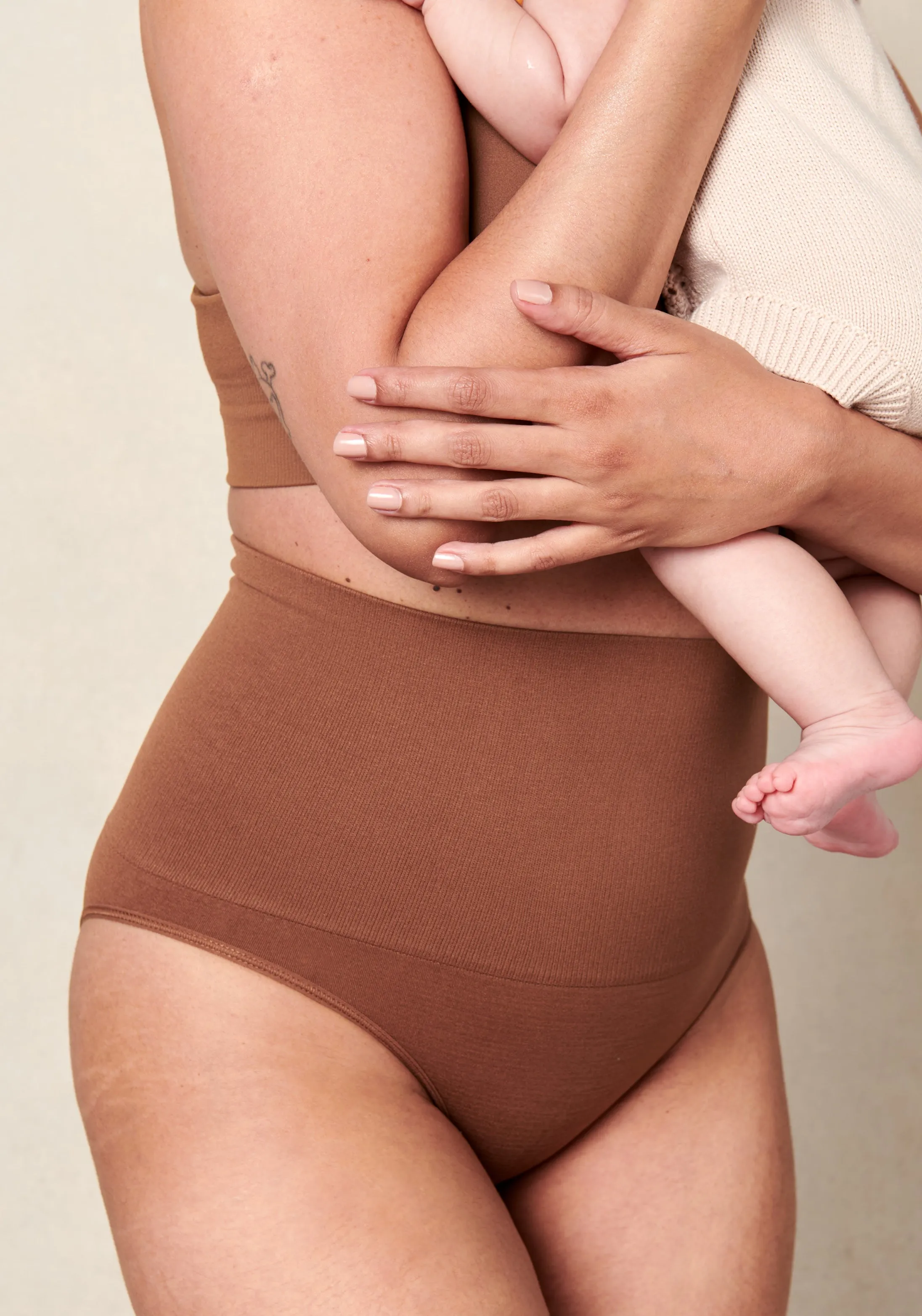 Seamless Postpartum Hipster Compression Panties