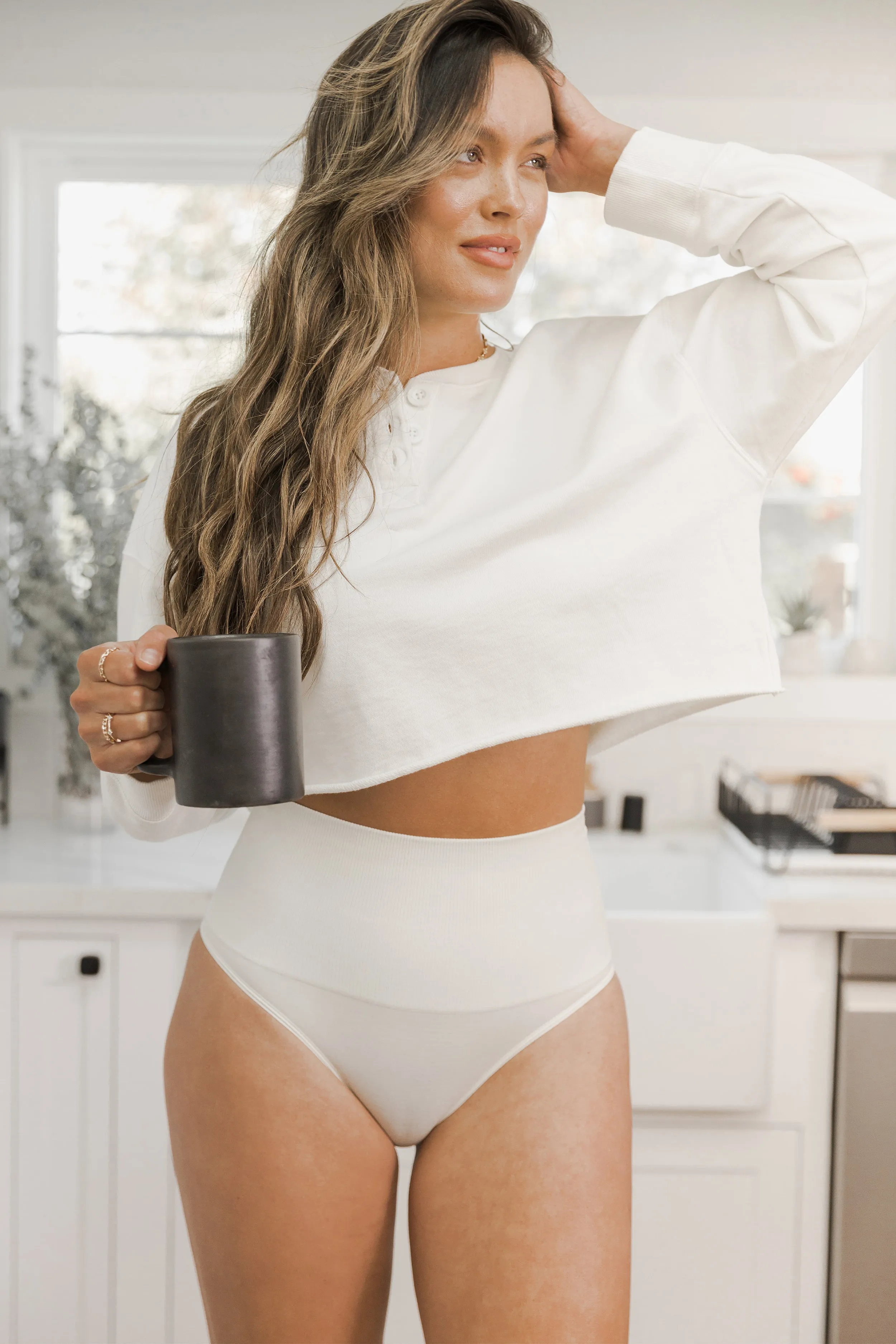 Seamless Postpartum Hipster Compression Panties