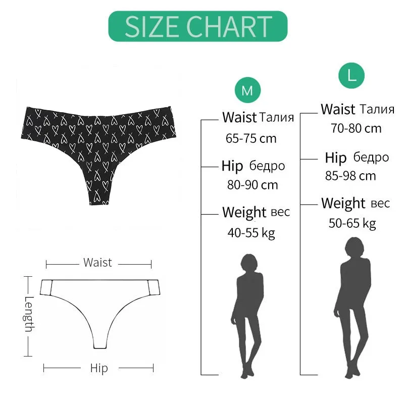 Sexy G-string Underwear Panties Seamless Briefs Women's Lingerie Low Waist Thong