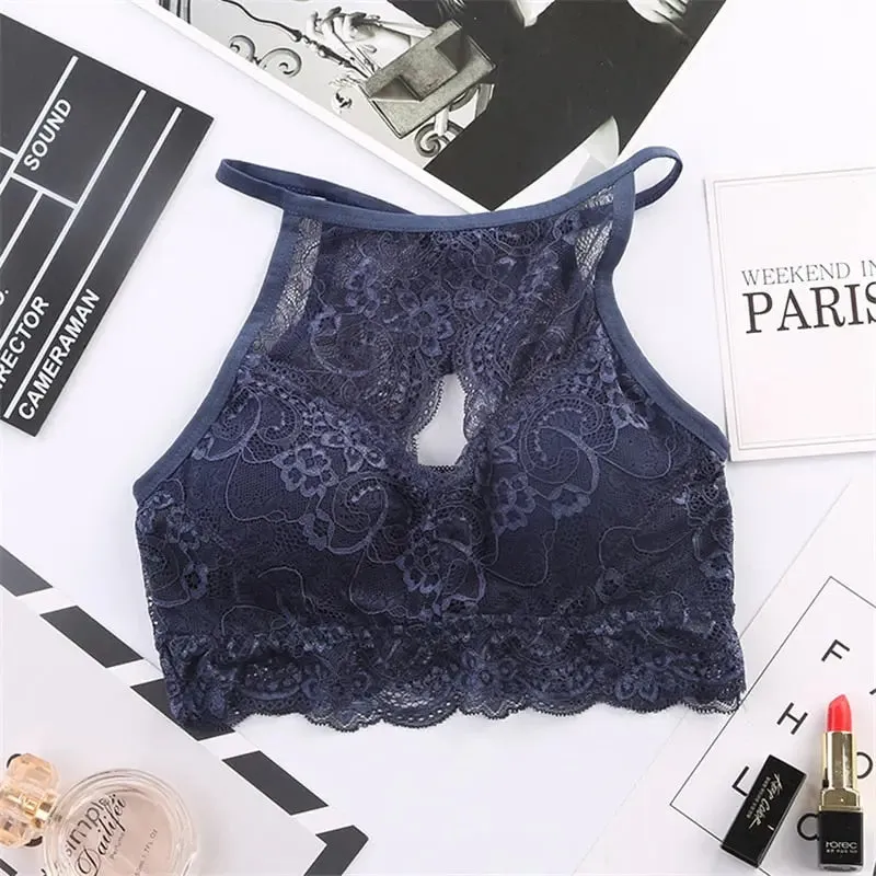 Sexy Lace Bra Underwear Ladies  Women Push Up Seamless Wireless