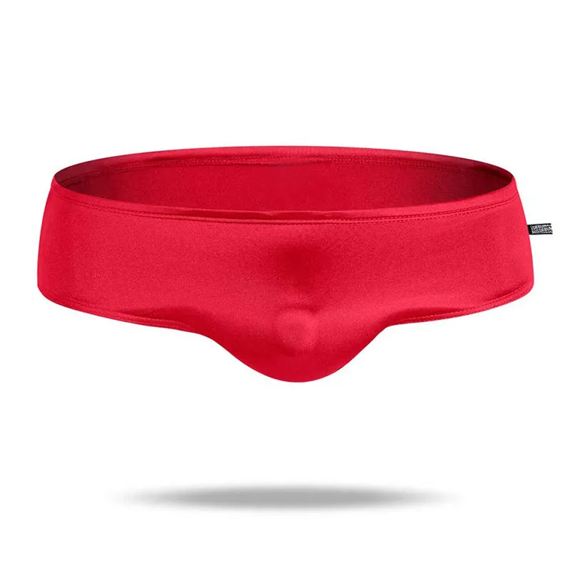 Sexy Mens Solid Contour Pouch Bikini Swimsuit