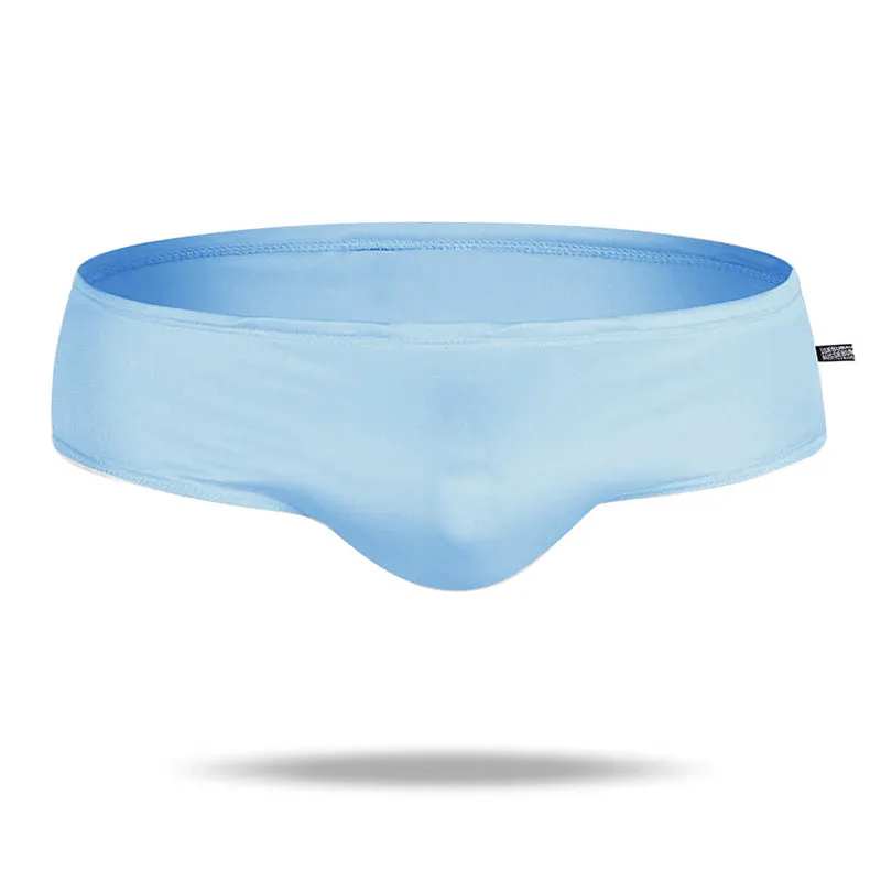 Sexy Mens Solid Contour Pouch Bikini Swimsuit