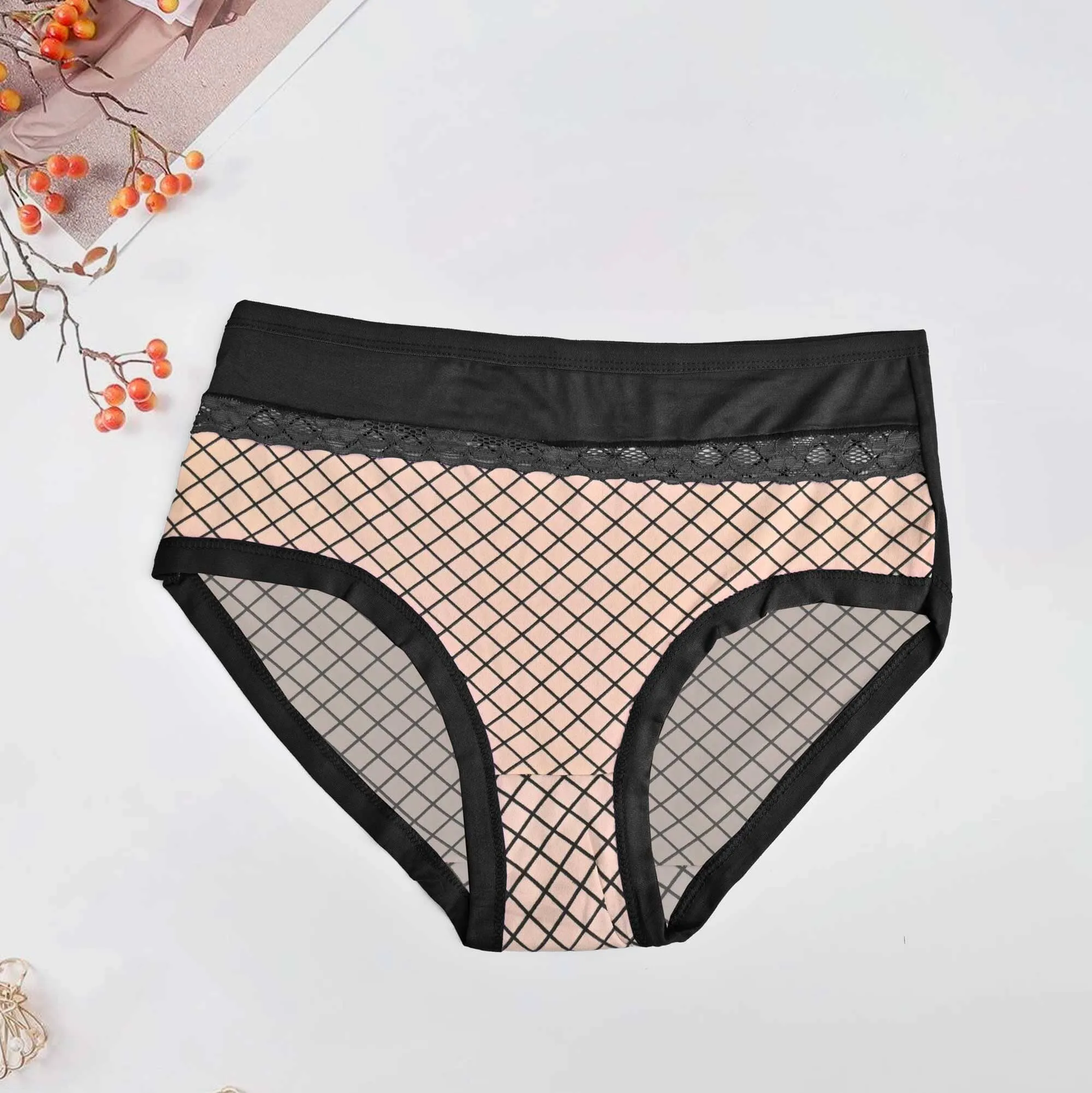 Shuifanxin Women's Lace Design Underwear Panties