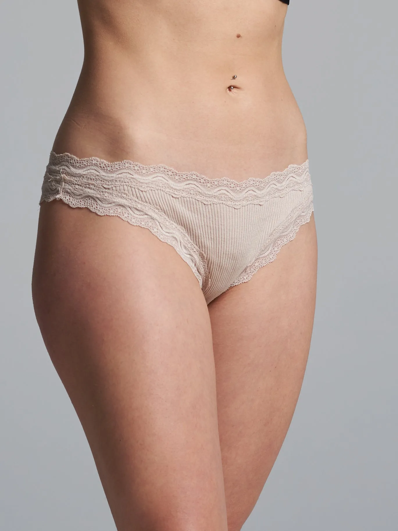 Silky Tanga | Silk 2-pack - Rosie Beige