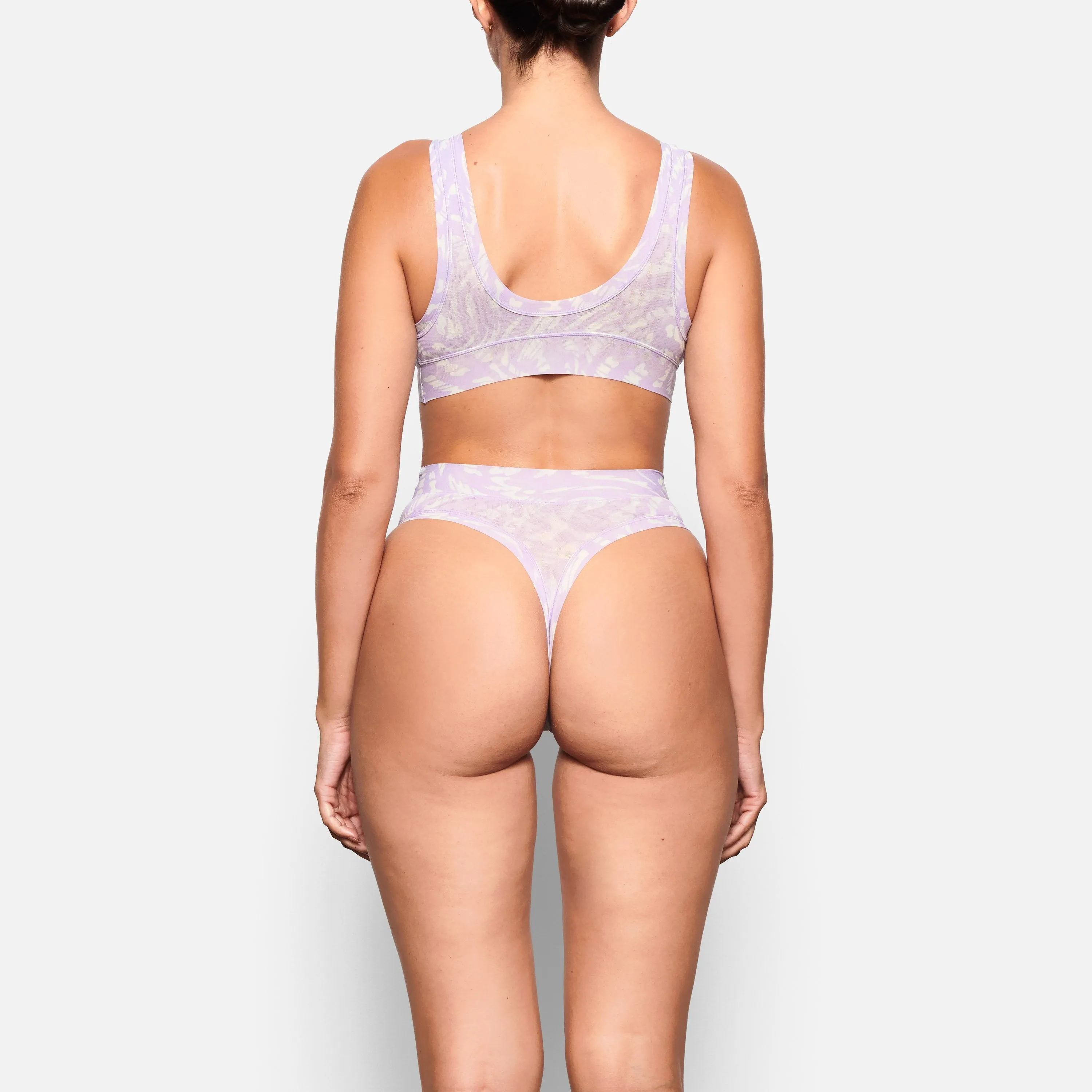 SUMMER MESH THONG | LILAC SWIRL