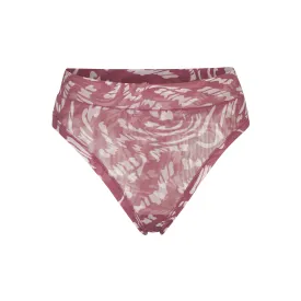 SUMMER MESH THONG | RASPBERRY SWIRL