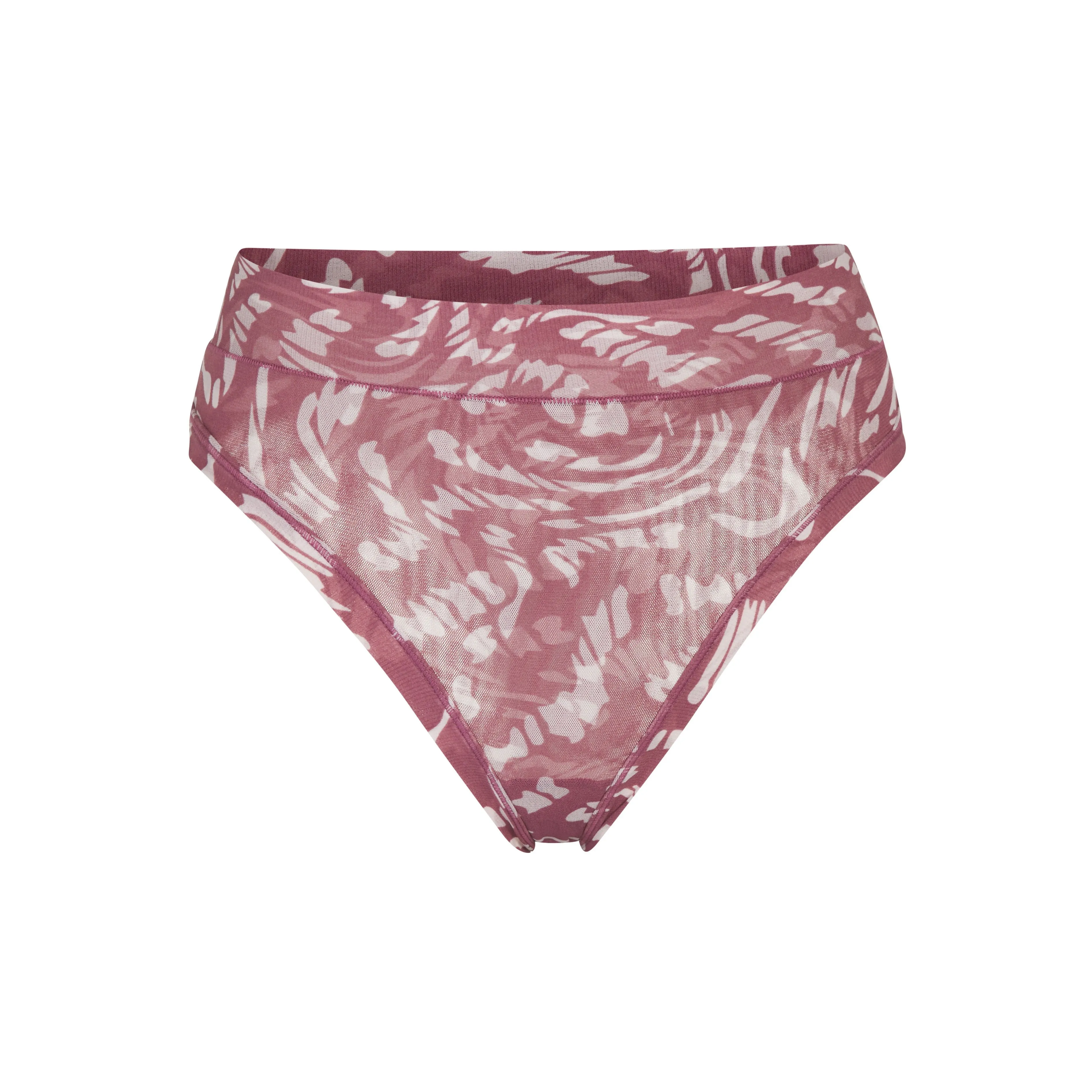 SUMMER MESH THONG | RASPBERRY SWIRL