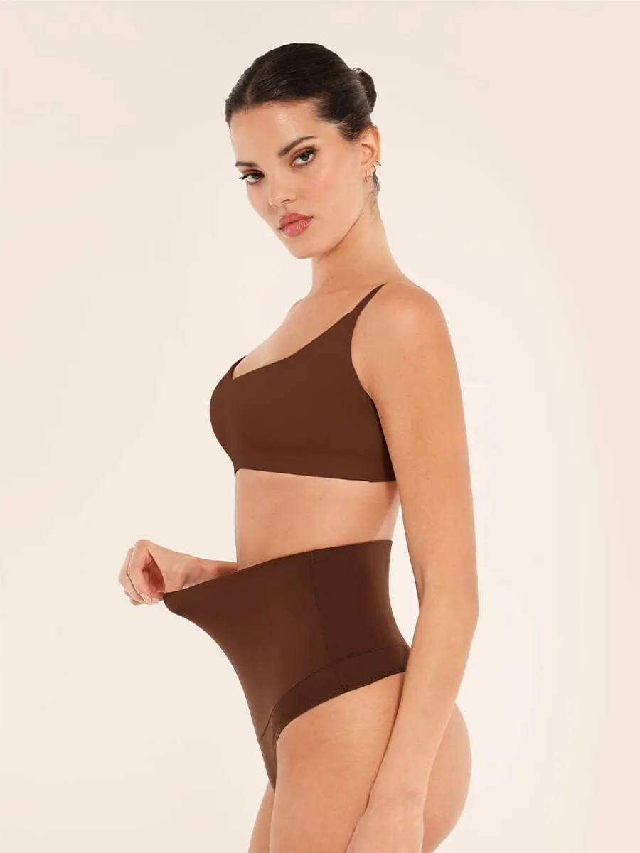 Wholesale Seamless High Waist Tummy Control Thong Shapewear Panties