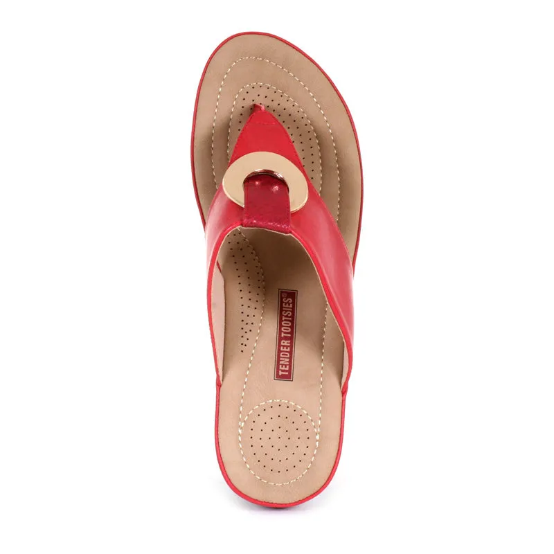 Women's Kellie Thong Sandal Red