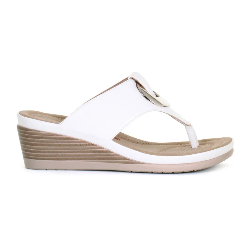 Women's Kellie Thong Sandal White