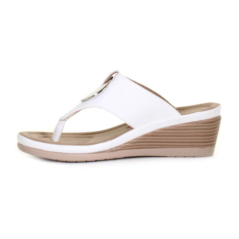 Women's Kellie Thong Sandal White