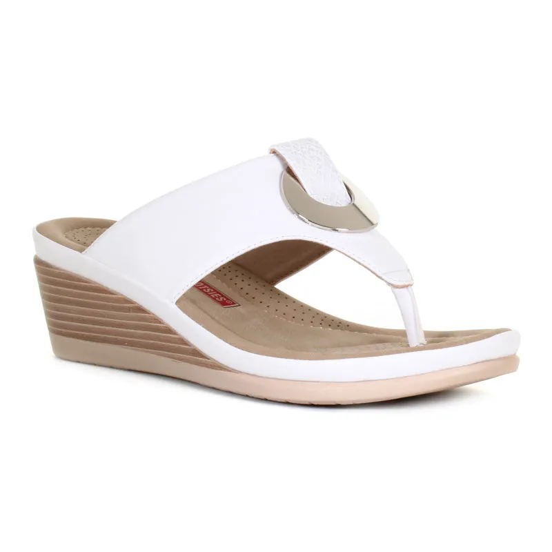 Women's Kellie Thong Sandal White