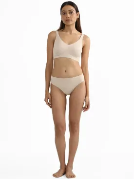 Wunderlove Invisible Nude Flock Brief