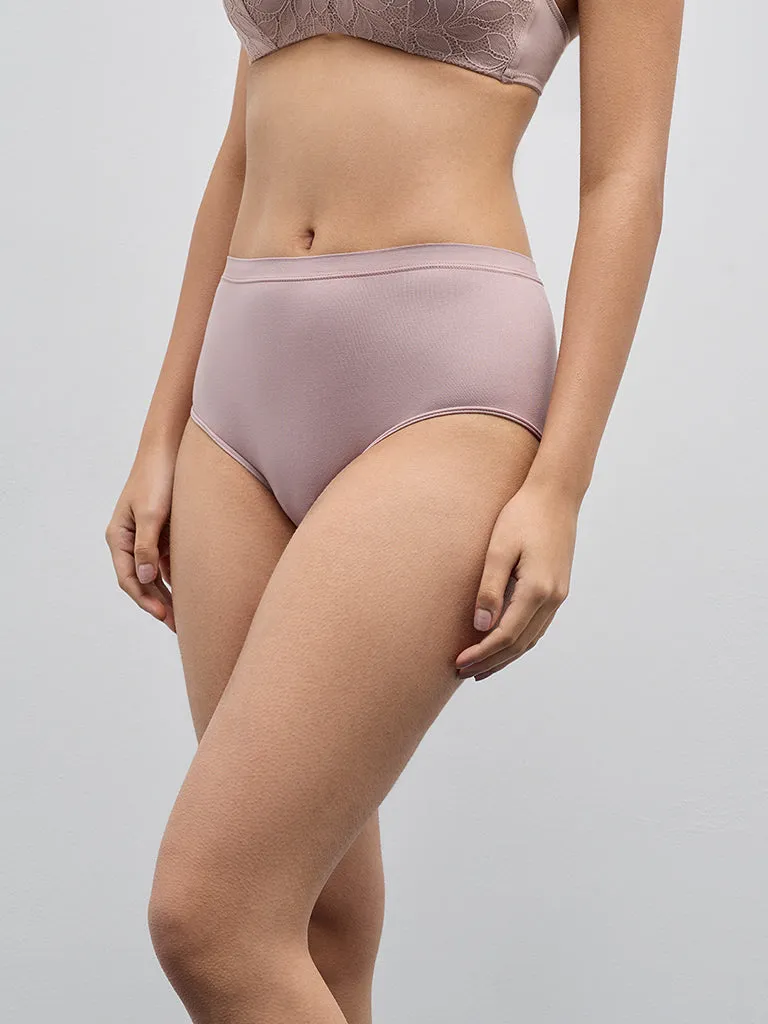 Wunderlove Light Mauve Seam Free Full Brief