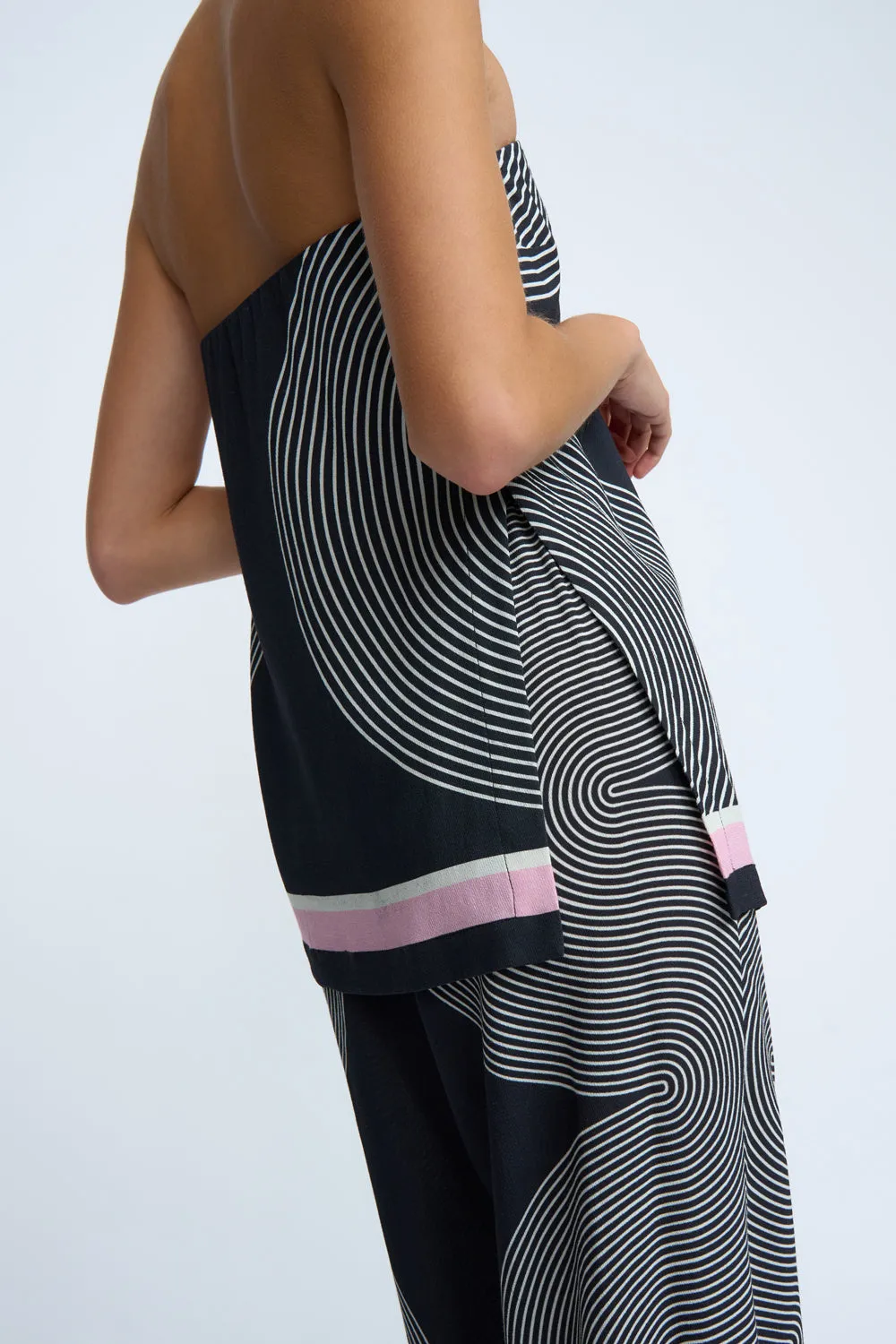 Zen Linear Pant | Final Sale - Black Ivory Pink